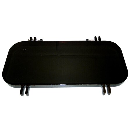 Superjock 5 x 12 in. Replacement Portlight Lens, Smoke SU2560856